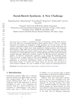 Facial-Sketch Synthesis: A New Challenge
