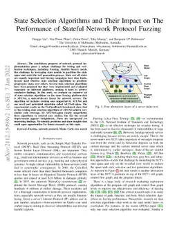State Selection Algorithms and Their Impact on The Performance of
  Stateful Network Protocol Fuzzing