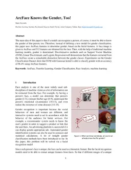 ArcFace Knows the Gender, Too!