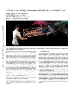 A Multi-Layout Design for Immersive Visualization of Network Data