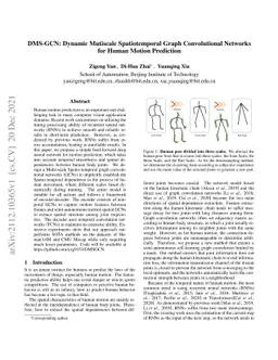 DMS-GCN: Dynamic Mutiscale Spatiotemporal Graph Convolutional Networks
  for Human Motion Prediction