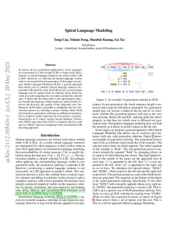 Spiral Language Modeling