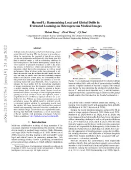 HarmoFL: Harmonizing Local and Global Drifts in Federated Learning on
  Heterogeneous Medical Images