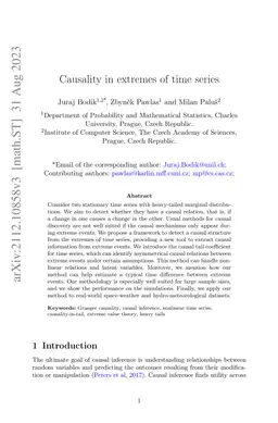 Causality in extremes of time series