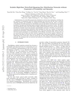 Scalable High-Rate Twin-Field Quantum Key Distribution Networks without
  Constraint of Probability and Intensity