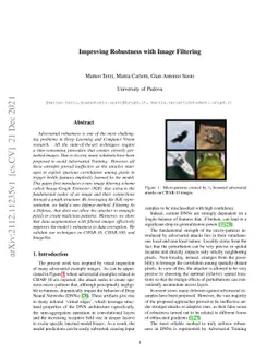 Improving Robustness with Image Filtering