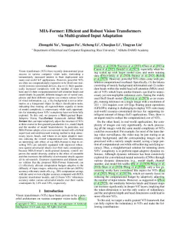 MIA-Former: Efficient and Robust Vision Transformers via Multi-grained
  Input-Adaptation