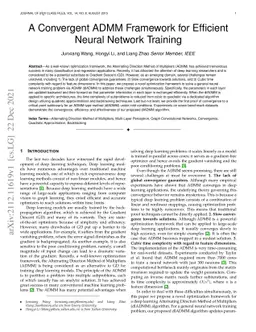A Convergent ADMM Framework for Efficient Neural Network Training