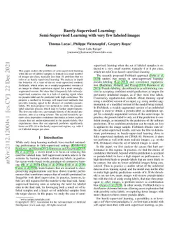 Barely-Supervised Learning: Semi-Supervised Learning with very few
  labeled images
