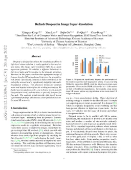 Reflash Dropout in Image Super-Resolution