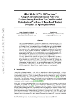 ML4CO: Is GCNN All You Need? Graph Convolutional Neural Networks Produce
  Strong Baselines For Combinatorial Optimization Problems, If Tuned and
  Trained Properly, on Appropriate Data