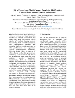 High Throughput Multi-Channel Parallelized Diffraction Convolutional
  Neural Network Accelerator