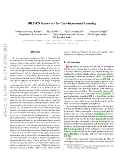 DILF-EN framework for Class-Incremental Learning