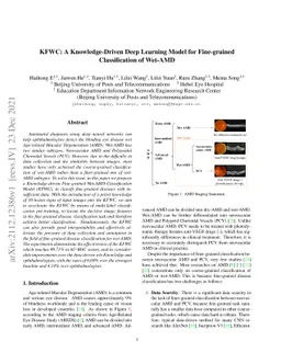 KFWC: A Knowledge-Driven Deep Learning Model for Fine-grained
  Classification of Wet-AMD