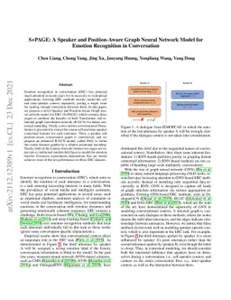S+PAGE: A Speaker and Position-Aware Graph Neural Network Model for
  Emotion Recognition in Conversation