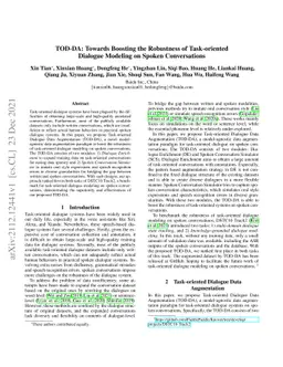 TOD-DA: Towards Boosting the Robustness of Task-oriented Dialogue
  Modeling on Spoken Conversations