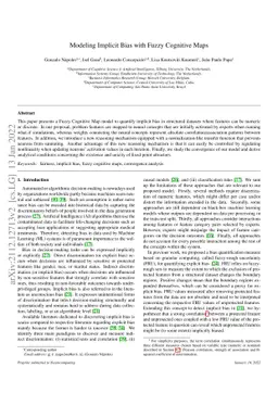 Modeling Implicit Bias with Fuzzy Cognitive Maps