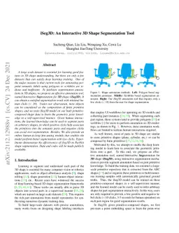iSeg3D: An Interactive 3D Shape Segmentation Tool