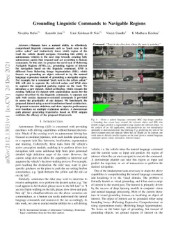 Grounding Linguistic Commands to Navigable Regions