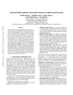 Task and Model Agnostic Adversarial Attack on Graph Neural Networks