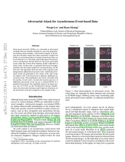 Adversarial Attack for Asynchronous Event-based Data