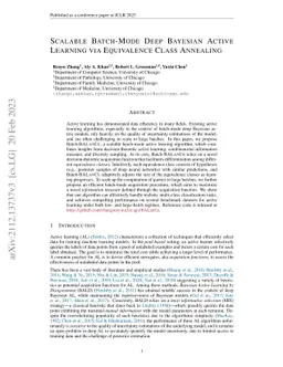 Scalable Batch-Mode Deep Bayesian Active Learning via Equivalence Class
  Annealing