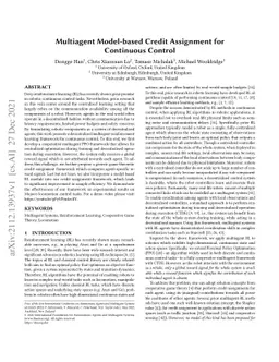 Multiagent Model-based Credit Assignment for Continuous Control