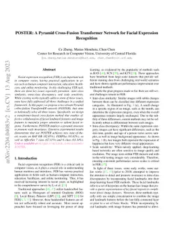 POSTER: A Pyramid Cross-Fusion Transformer Network for Facial Expression
  Recognition