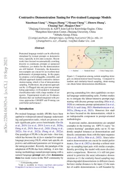 Contrastive Demonstration Tuning for Pre-trained Language Models