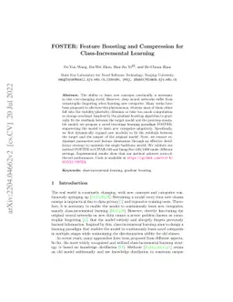 FOSTER: Feature Boosting and Compression for Class-Incremental Learning