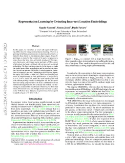 Representation Learning by Detecting Incorrect Location Embeddings