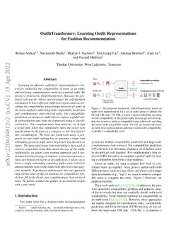 OutfitTransformer: Learning Outfit Representations for Fashion
  Recommendation