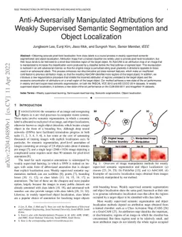 Anti-Adversarially Manipulated Attributions for Weakly Supervised
  Semantic Segmentation and Object Localization