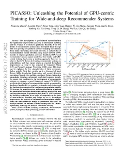PICASSO: Unleashing the Potential of GPU-centric Training for
  Wide-and-deep Recommender Systems