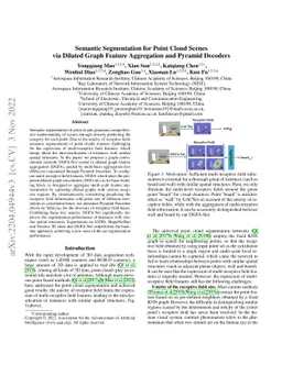 Semantic Segmentation for Point Cloud Scenes via Dilated Graph Feature
  Aggregation and Pyramid Decoders