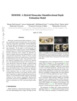 HiMODE: A Hybrid Monocular Omnidirectional Depth Estimation Model