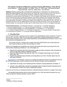 The Carbon Footprint of Machine Learning Training Will Plateau, Then
  Shrink