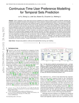 Continuous-Time User Preference Modelling for Temporal Sets Prediction
