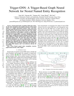 Trigger-GNN: A Trigger-Based Graph Neural Network for Nested Named
  Entity Recognition