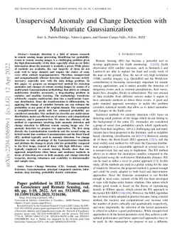 Unsupervised Anomaly and Change Detection with Multivariate
  Gaussianization