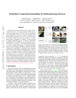 Probabilistic Compositional Embeddings for Multimodal Image Retrieval