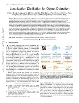 Localization Distillation for Object Detection