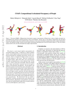 COAP: Compositional Articulated Occupancy of People