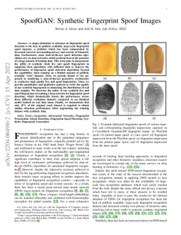 SpoofGAN: Synthetic Fingerprint Spoof Images