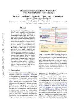 Dynamic Schema Graph Fusion Network for Multi-Domain Dialogue State
  Tracking