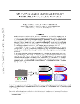 GM-TOuNN: Graded Multiscale Topology Optimization using Neural Networks