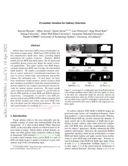 Pyramidal Attention for Saliency Detection