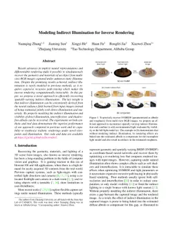 Modeling Indirect Illumination for Inverse Rendering
