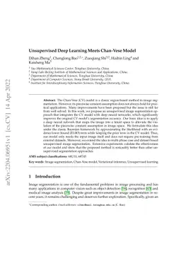 Unsupervised Deep Learning Meets Chan-Vese Model