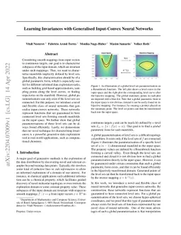 Learning Invariances with Generalised Input-Convex Neural Networks
